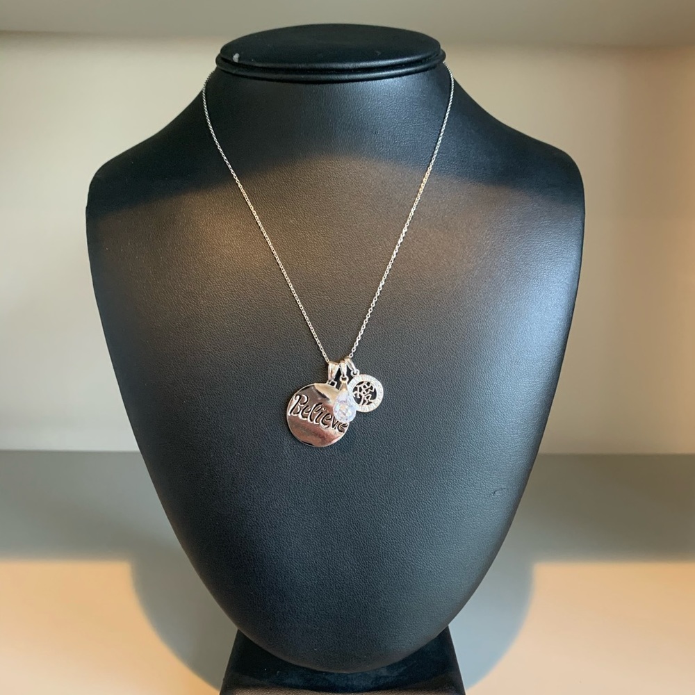 Sterling Silver Necklace with Charms